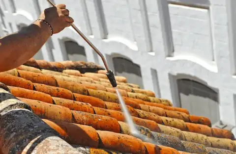 Nettoyage de toitures - Sainte-Solange